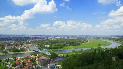 Dresden Elbe Valley with the Blue Wonder, © Sylvio Dittrich 